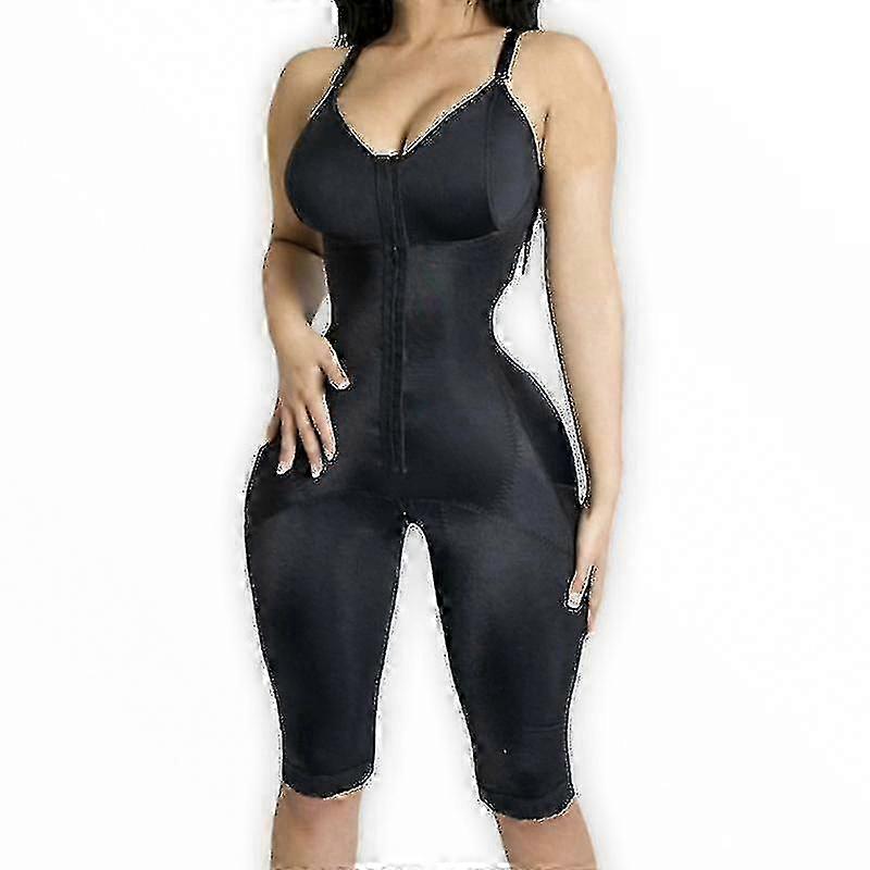 High Compression Slimming Control Belly Garments with Front Closure and Butt Lifter Shaper for Women