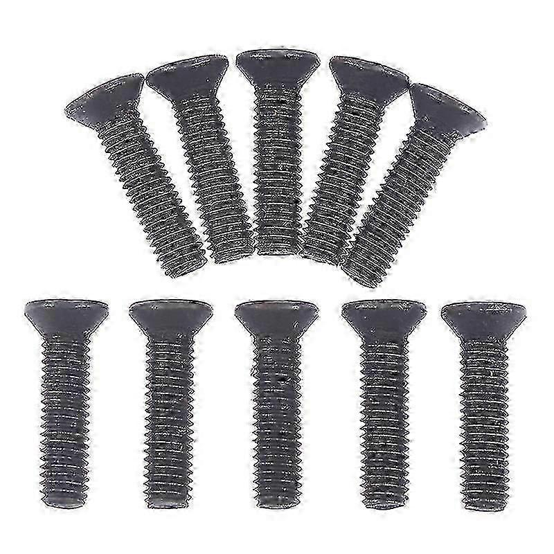 10pcs M5x20mm Left Hand Thread Fixing Screws for 3/8 UNF Drill Chuck Shank Adapter - Durable Hardware Fasteners