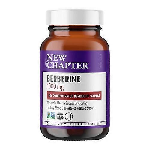 New Chapter Berberine For Metabolic Health ,1000 Mg ,60 Veg Caps (Pack of 1)