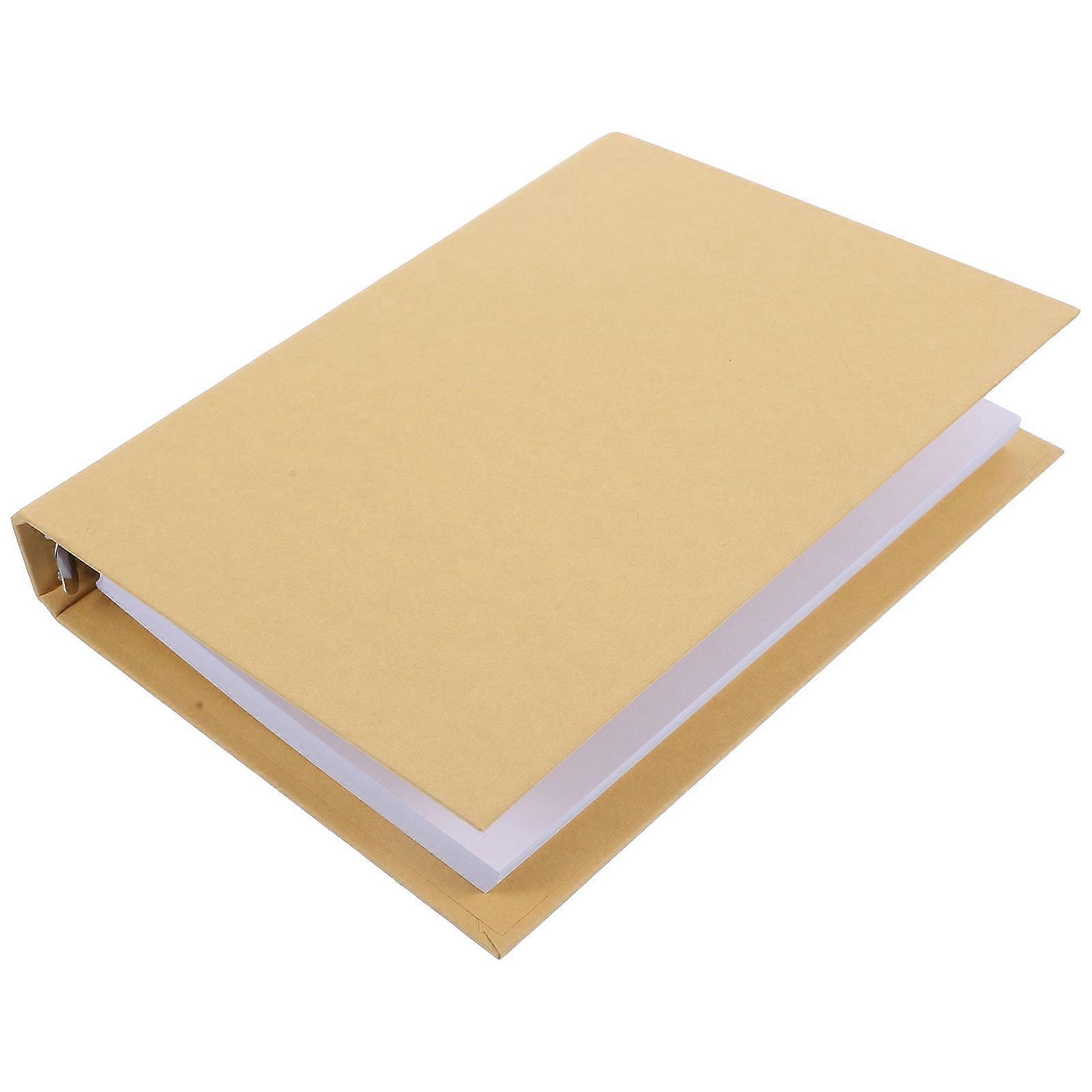 White Blank Notepad for Kids Paper Material Lightweight Portable 1 Set
