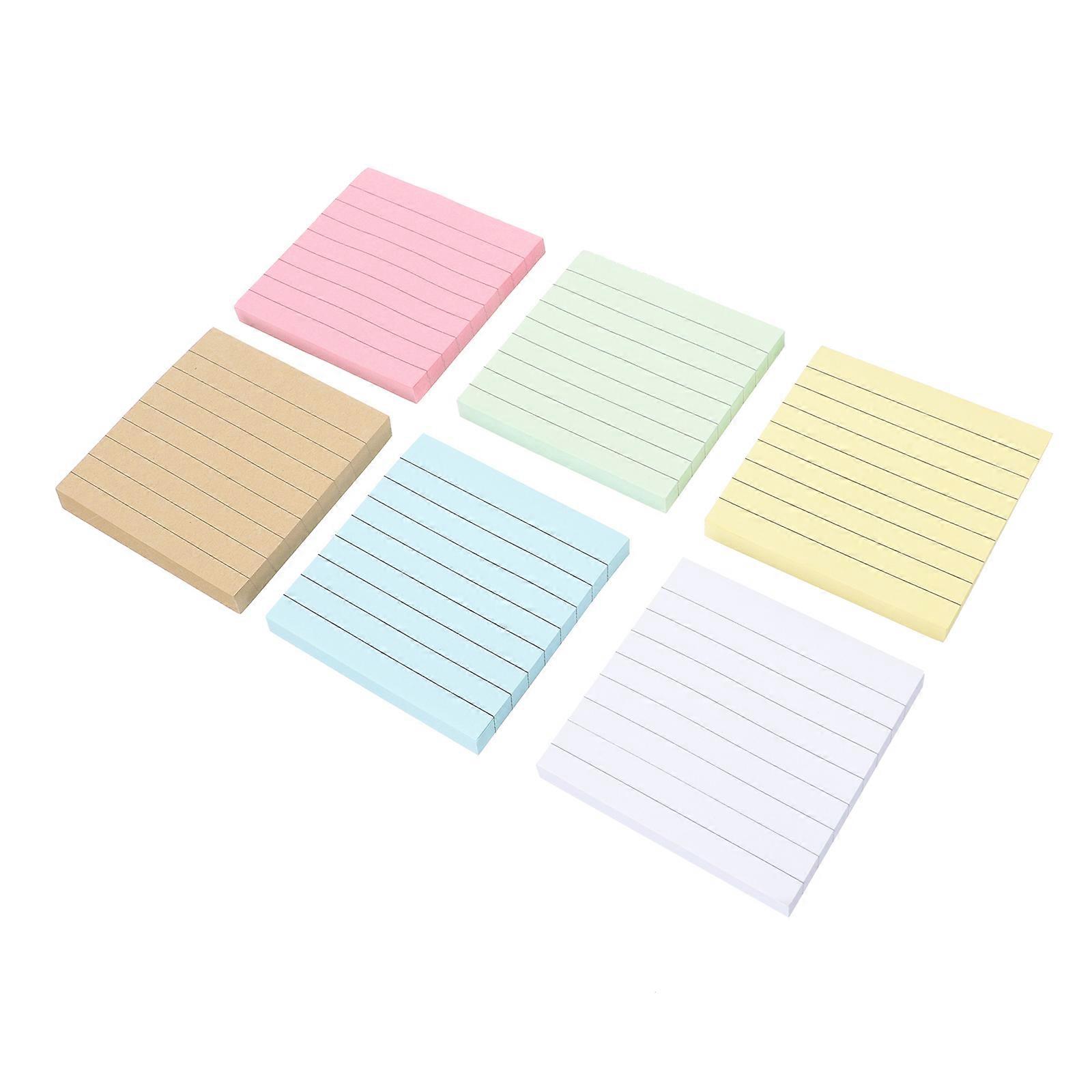12 Pack Self Adhesive Notepads in Bright Colors – Sticky Memo Pads for Office, School, and Home Use – Ideal for , Notes, and Task Organization –