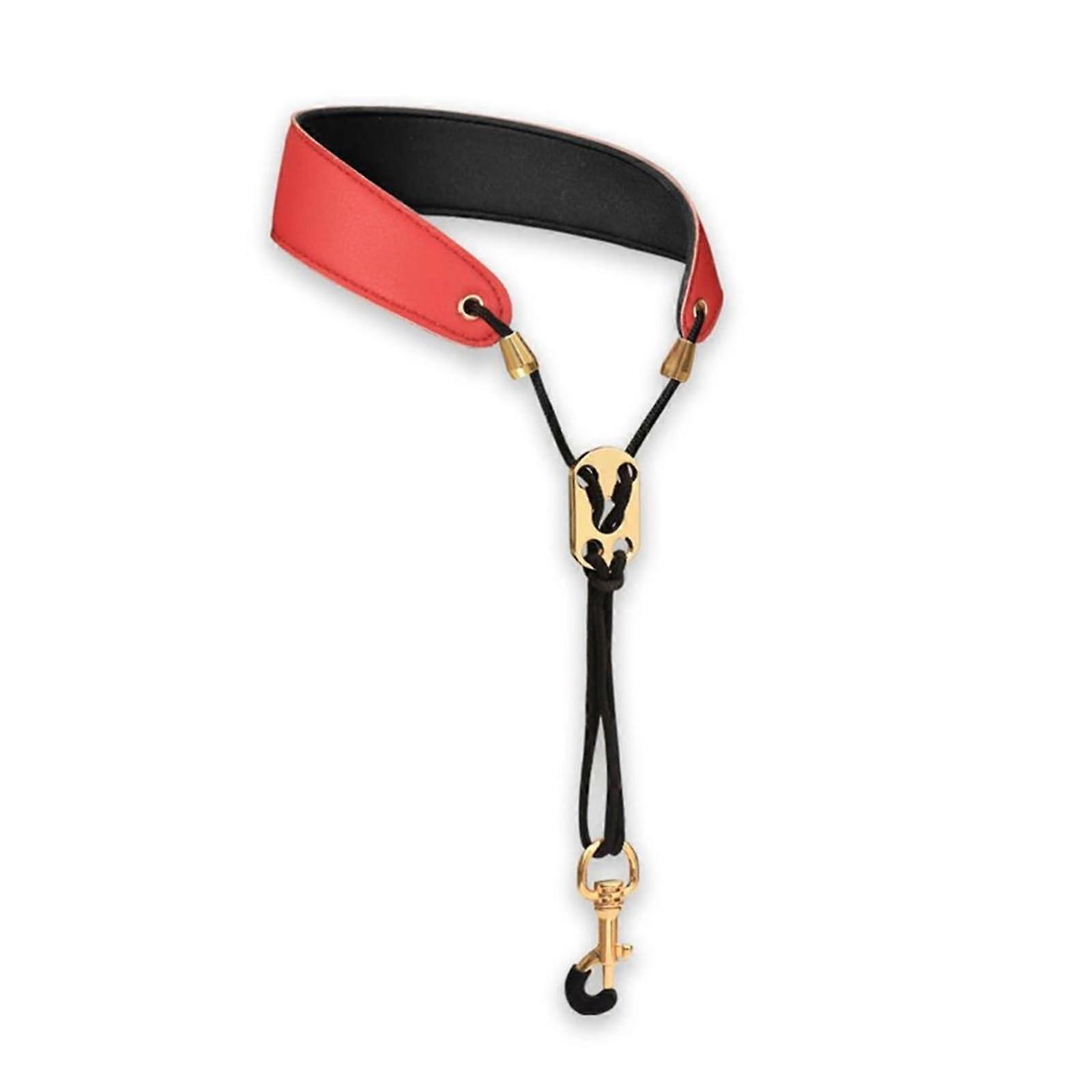 Saxophone Neck Strap Holder for Saxophone for Musical Instrument Accessories (Color: Red) Red
