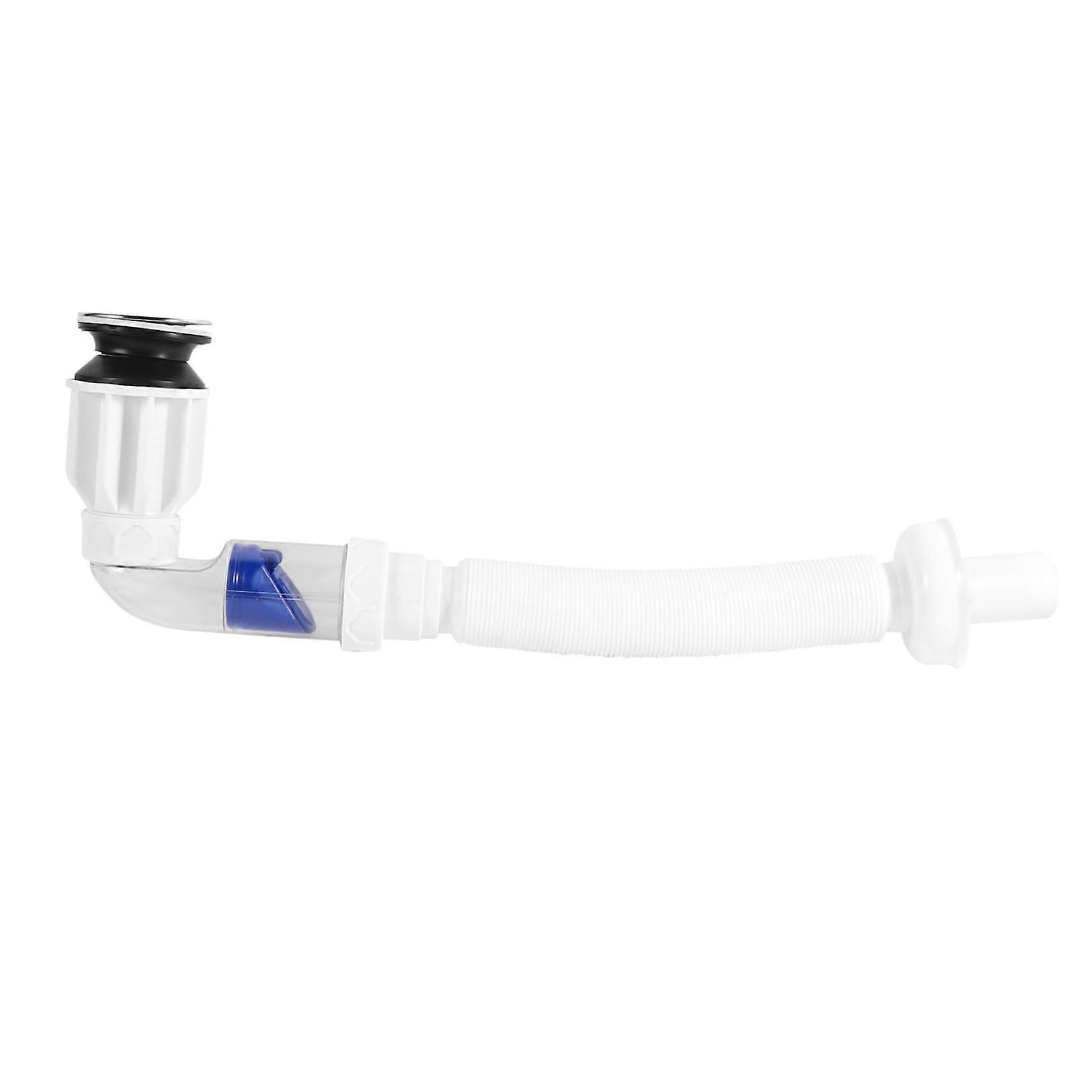 Flexible Drain Assembly for Sinks - Durable Stainless Steel Waste Pipe with Unique Sealing Design for Bathroom and Kitchen Installations