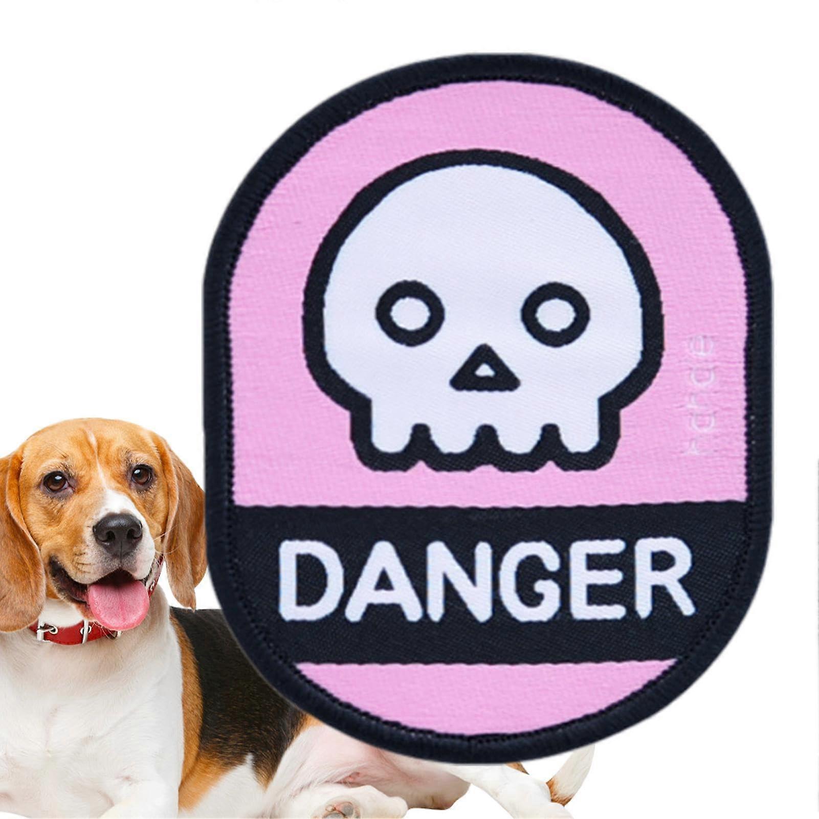 Pet Social Identification Labels, Colorful Decorative Stickers for Pets, Transparent Printed Fabric, Multifunctional and Durable