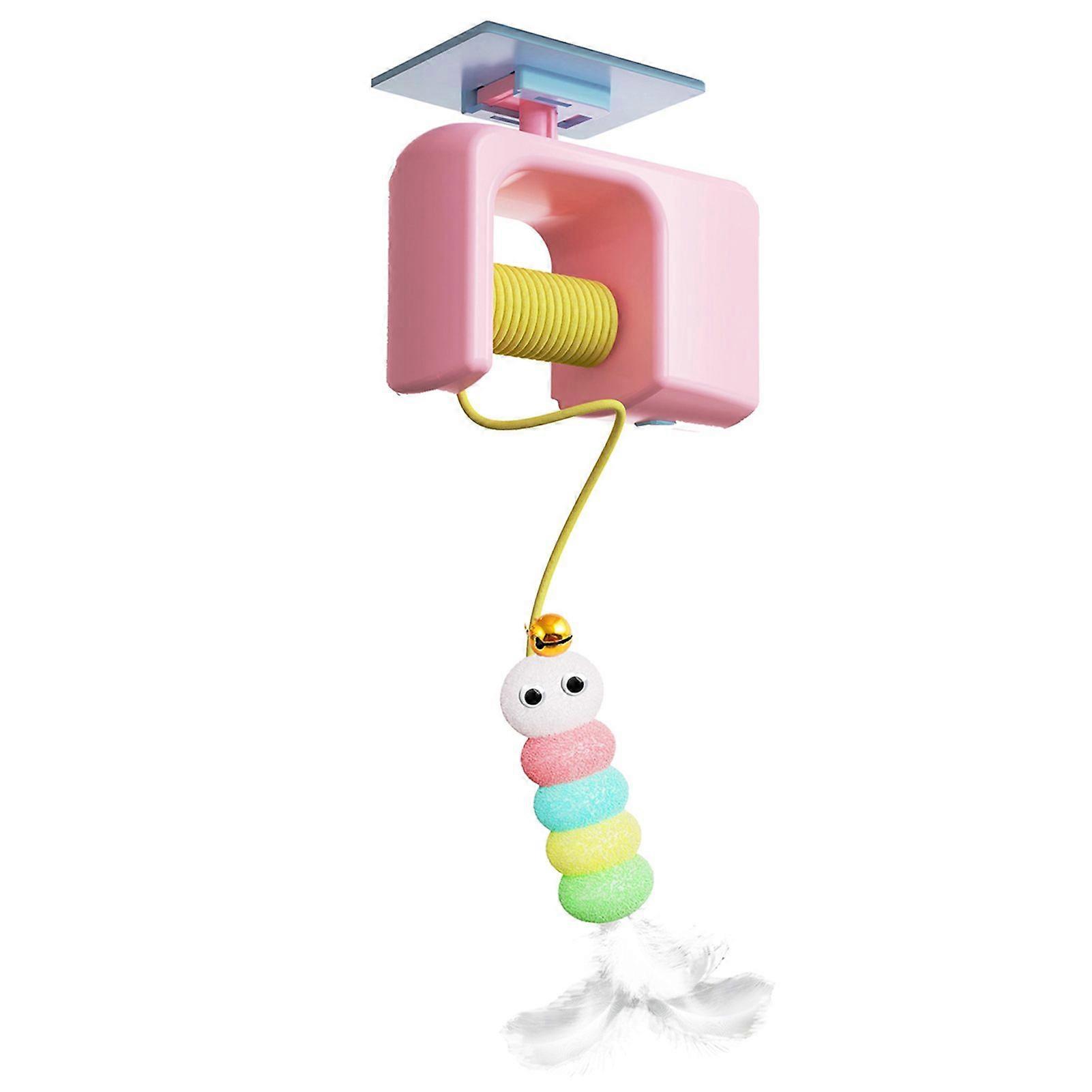 Interactive Hanging Cat Toy for Indoor Cats Rechargeable Cat Electric Toy Cat Teaser for Huntings Exercise