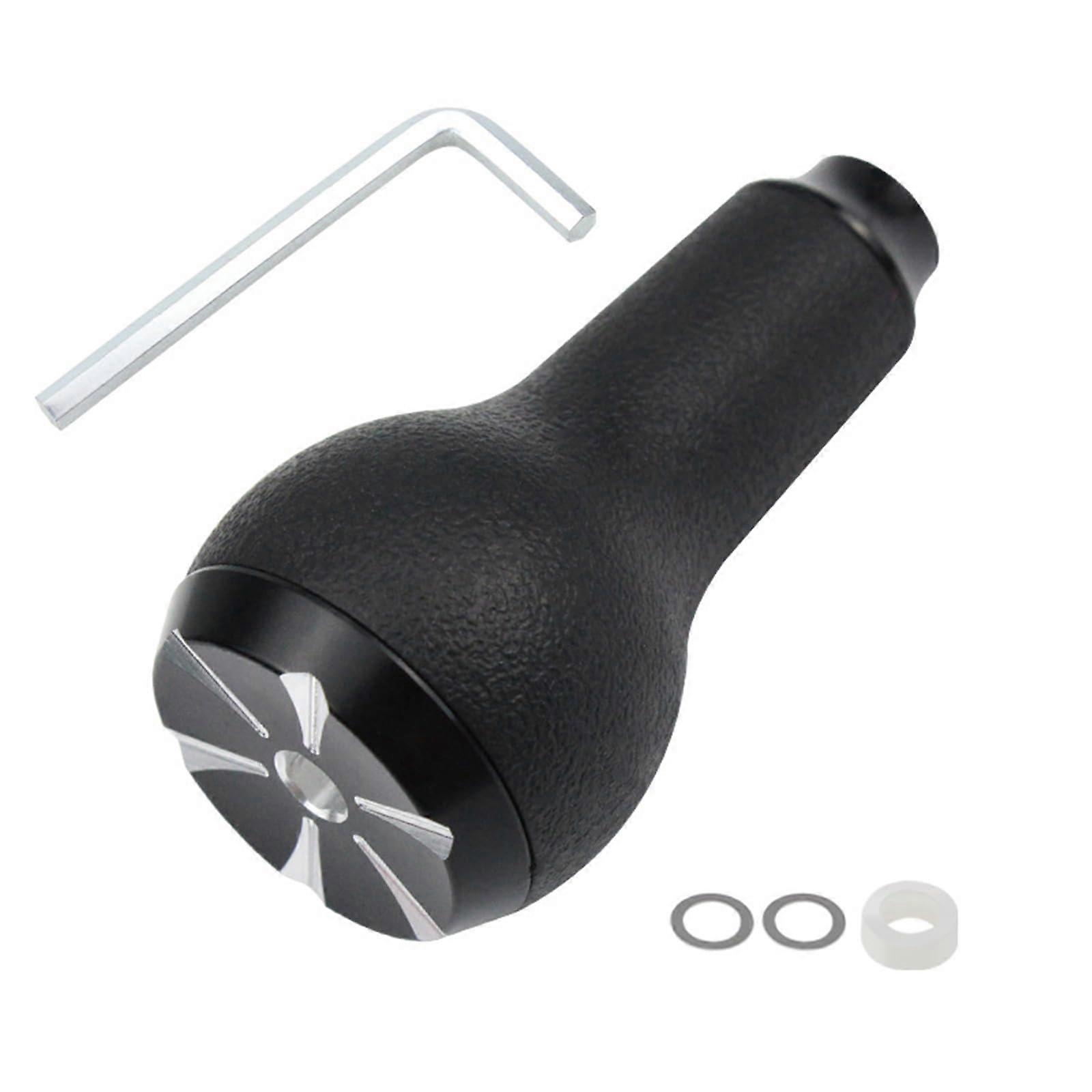 Fishing Reels Modification Power Knob Non-Slip Rubber Universal Reel Handle Knob Grip Black Rocker Arm Replacement