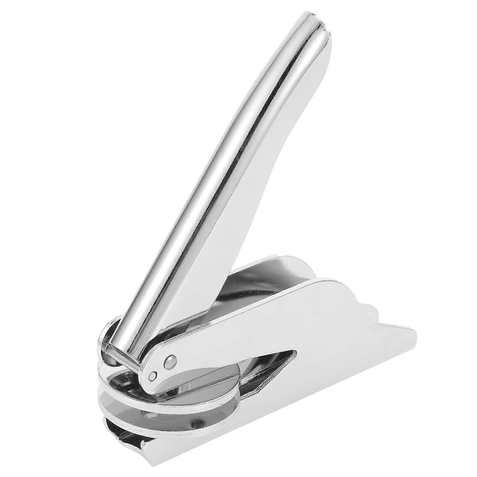 Stainless Steel Embosser Tool for Home with Design and Precise Impressions 1.5 inches