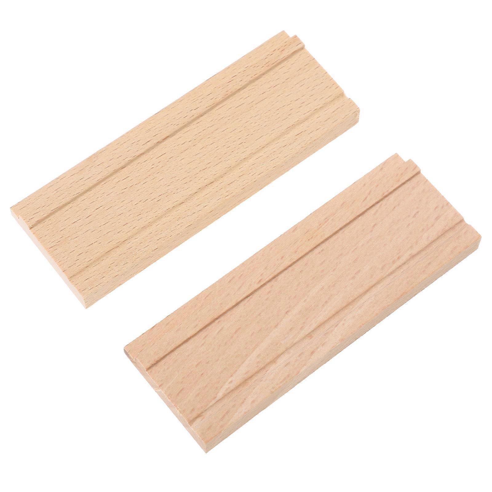 Multi-Functional Kalimba Bridge Thumb Finger Piano DIY Projects Wooden Material Easy Installation Hobbyists 2Pcs