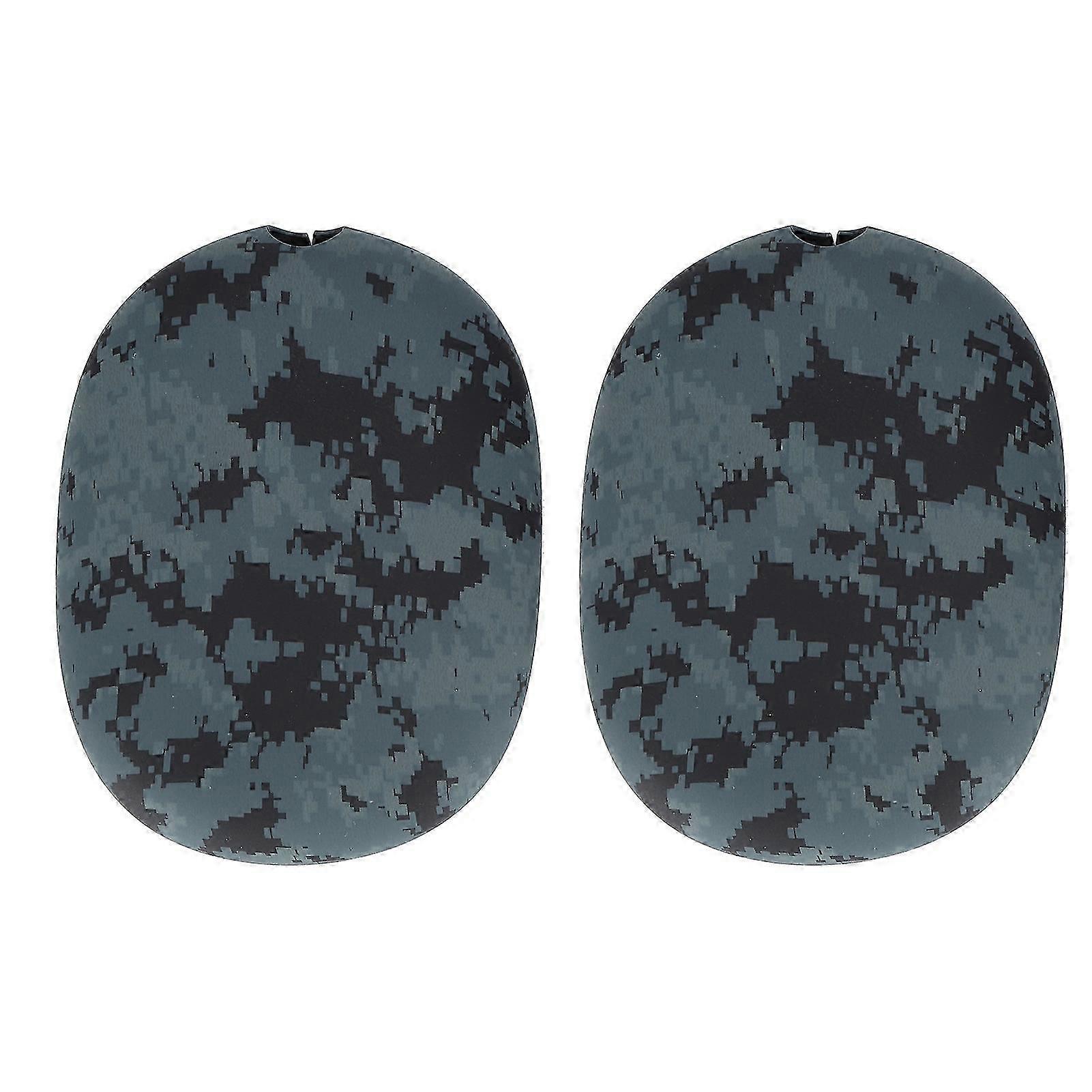 Bluetooth Headset Protective Cover ShockProof Headset Silicone Cover Case for IOS(Gray Digital Camouflage )