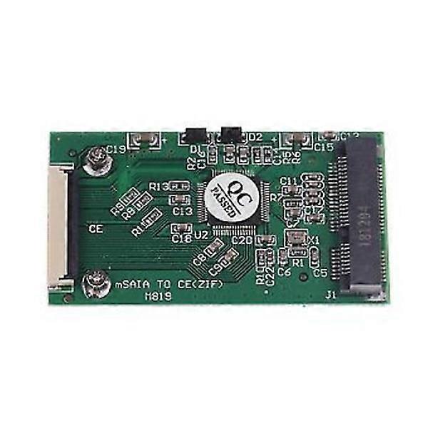 Mini Msata Pci-e 1.8 inch SSD to 40 Pin ZIF Cable Adapter Converter Card