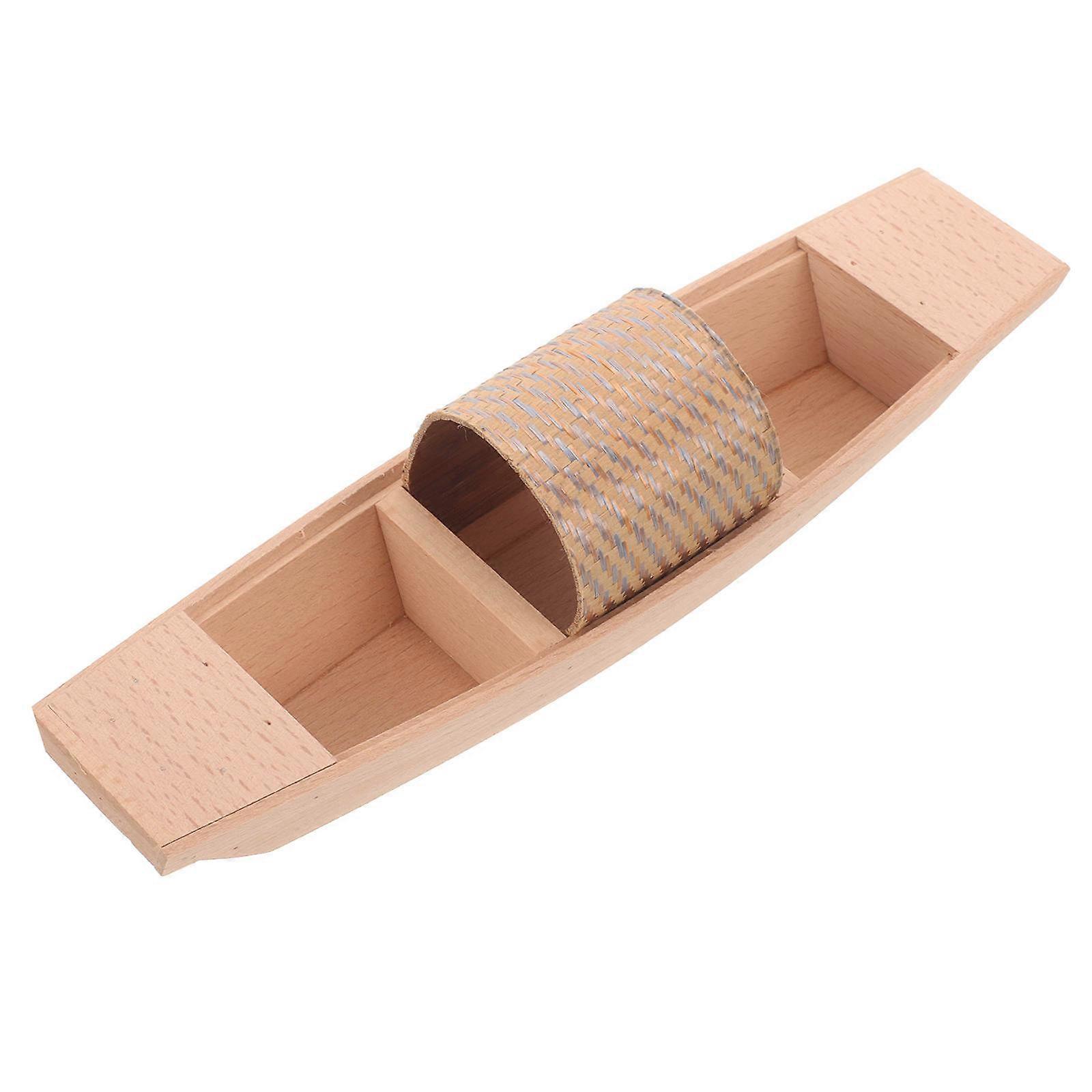 Khaki Synthetic Sailboat Model for Decoration Sturdy and Durable Craftsmanship Perfect for Desk or