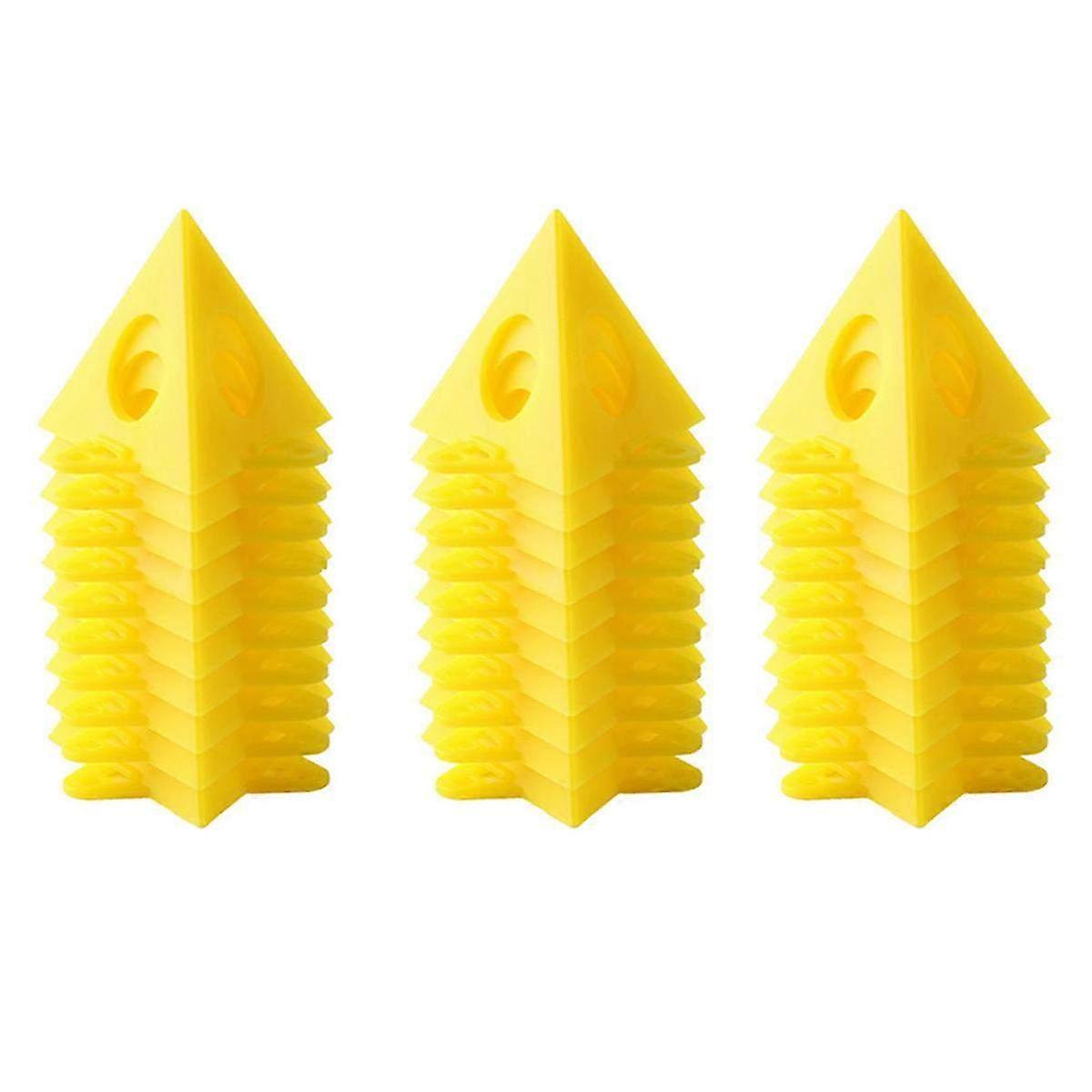 Paint Pyramid Triangle Stands & Lift Pads - Wooden Paint Pad Feet Rack for Easy Crafting & Painting Projects