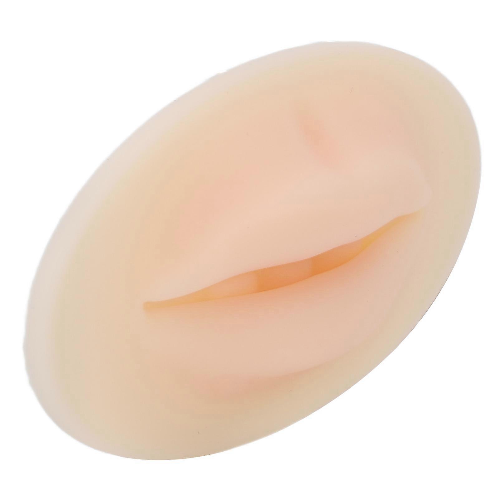 3D Silicone Lips Soft Elastic Silicone Real Skin Touch Feeling Widely Used Fake Lips for Microblading Practice 