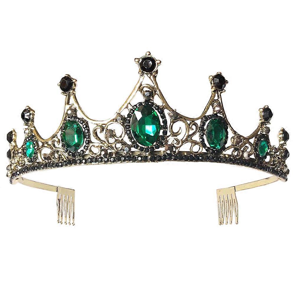 عقال تاج حجر الراين الأنيق مع سبائك الزنك للزينة أنيقة ودائمة الملحقات ل