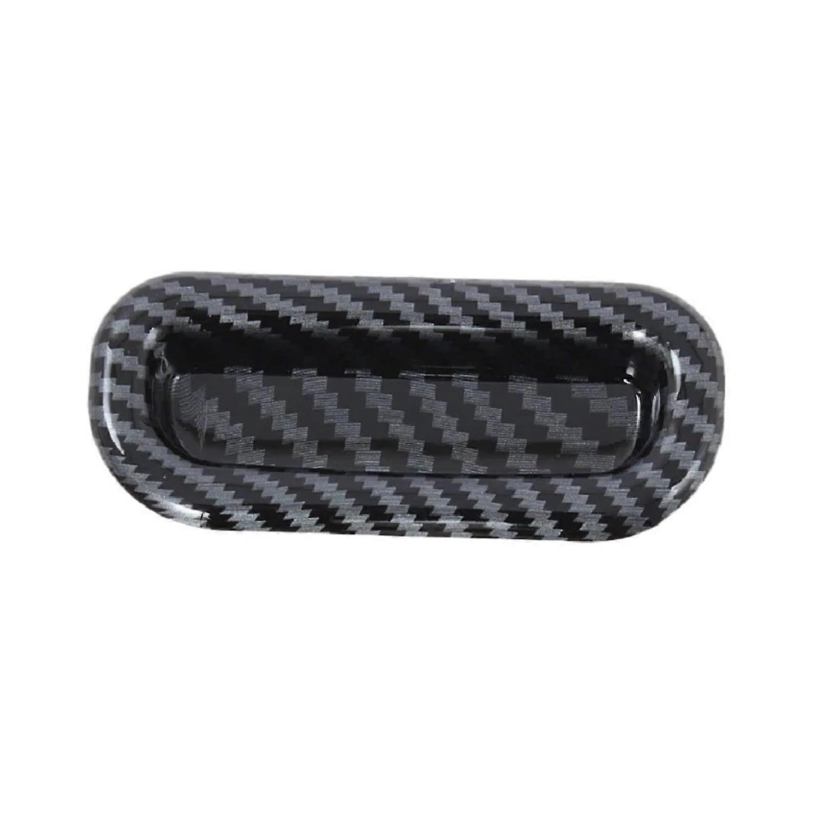 Sunroof Interior Pull Handle Patch For 2019 Mitsubishi Pajero Carbon Fiber Pattern Interior Modification Sticker