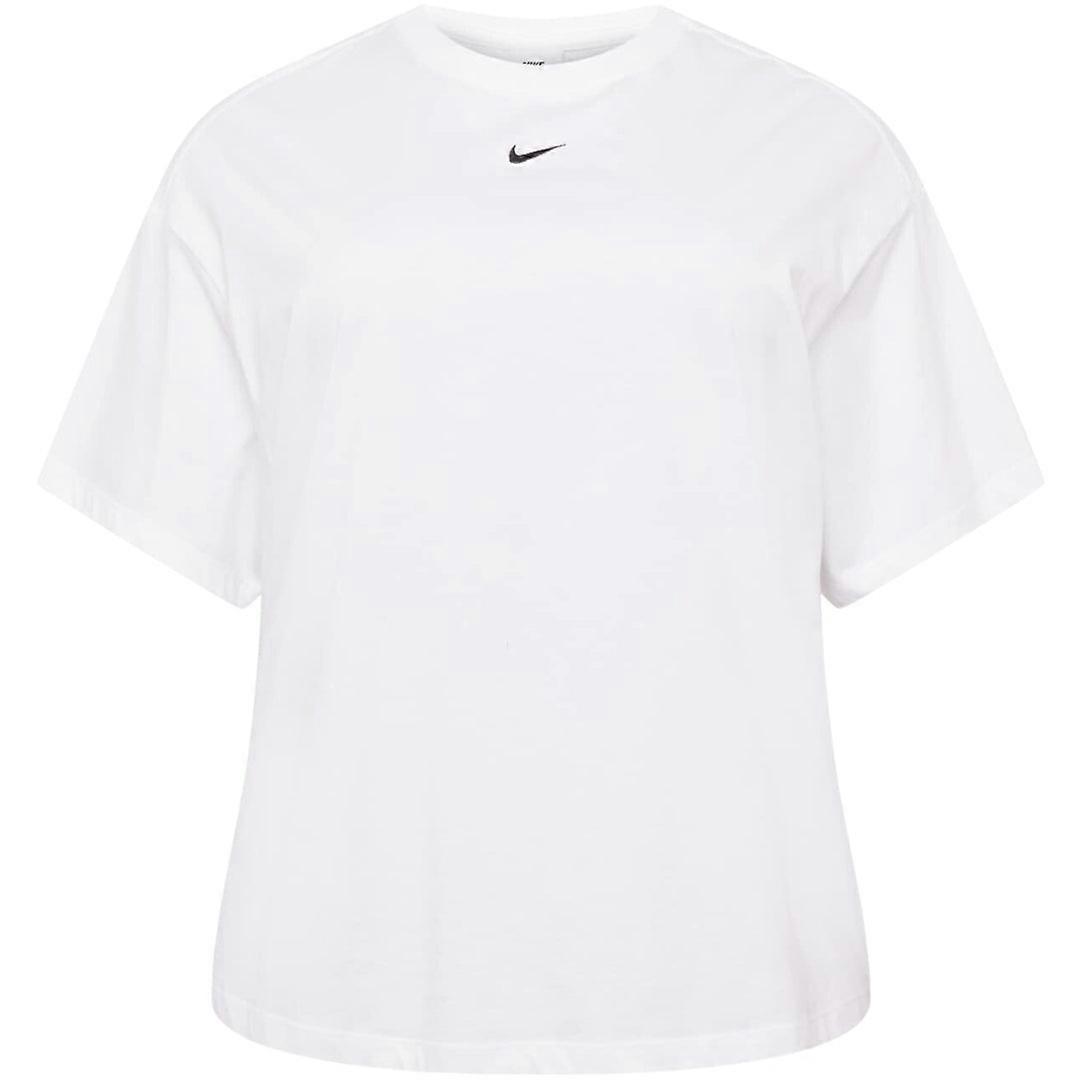 Nike Small Brand Logo White T-Shirt Plus Size