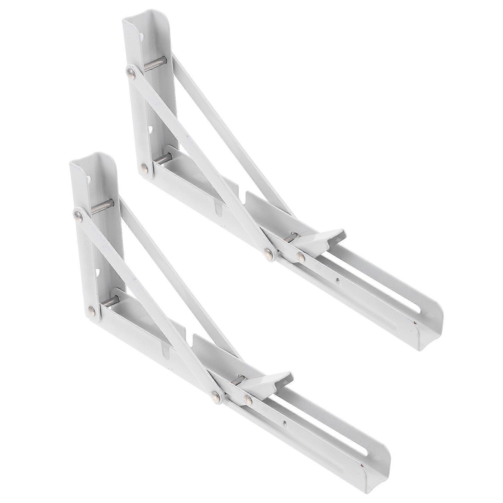 Foldable Shelf Brackets for Wall Use, Featuring Thickened Rods and Tightened Joints