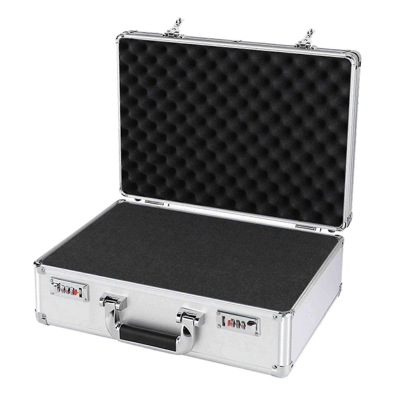 Aluminium Transport Case Model B With Integrated Security Lock, Lockable Instrument Case And Document Bag, Unisex