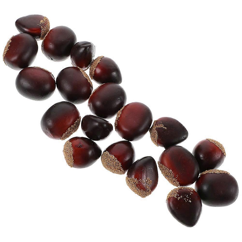 Here's a refined and professional product description based on the title you provided:

   

**24pcs Lifelike Artificial Chestnut Nut Models –