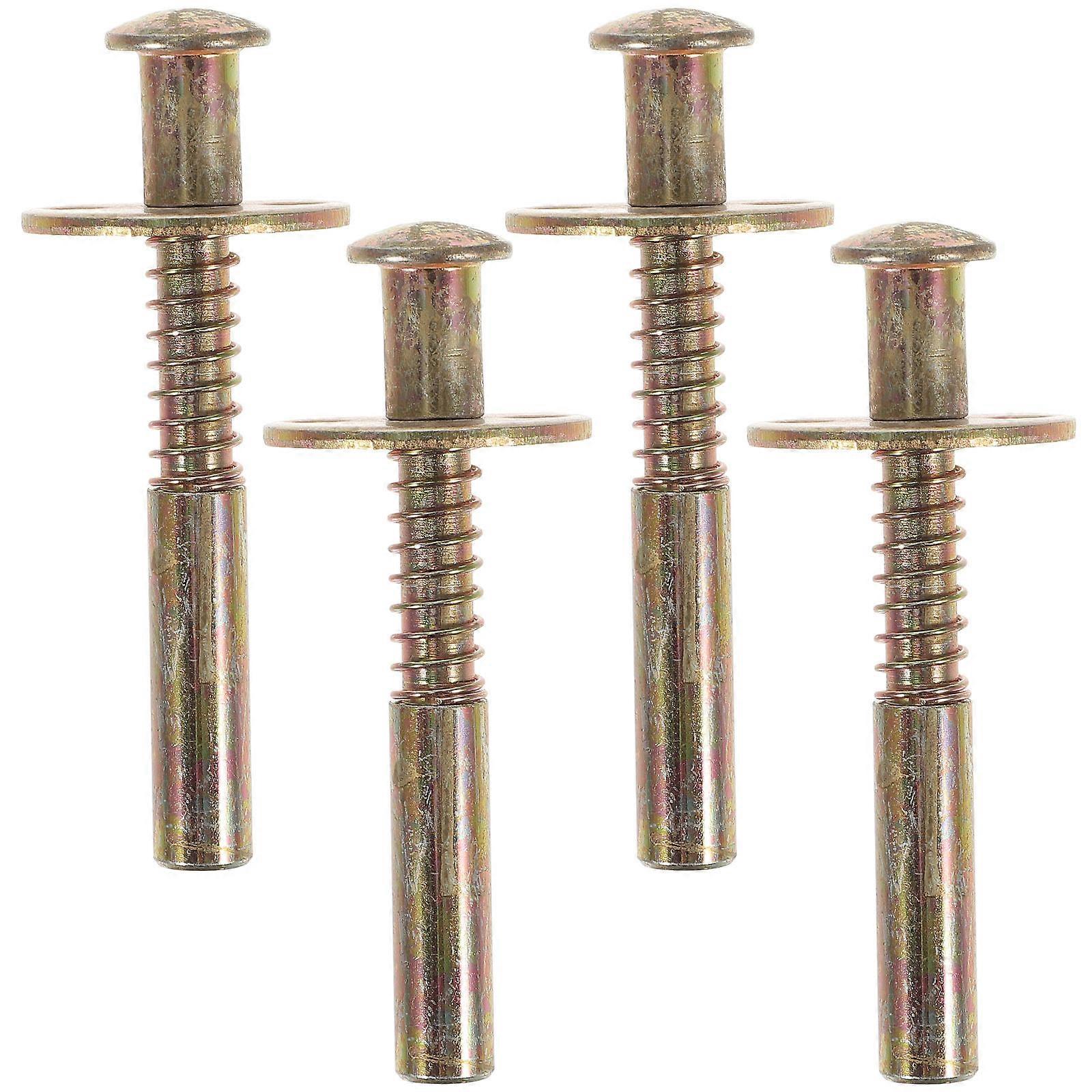 4pcs Spring Loaded Plunger Latches for Baby Cribs and Small Beds