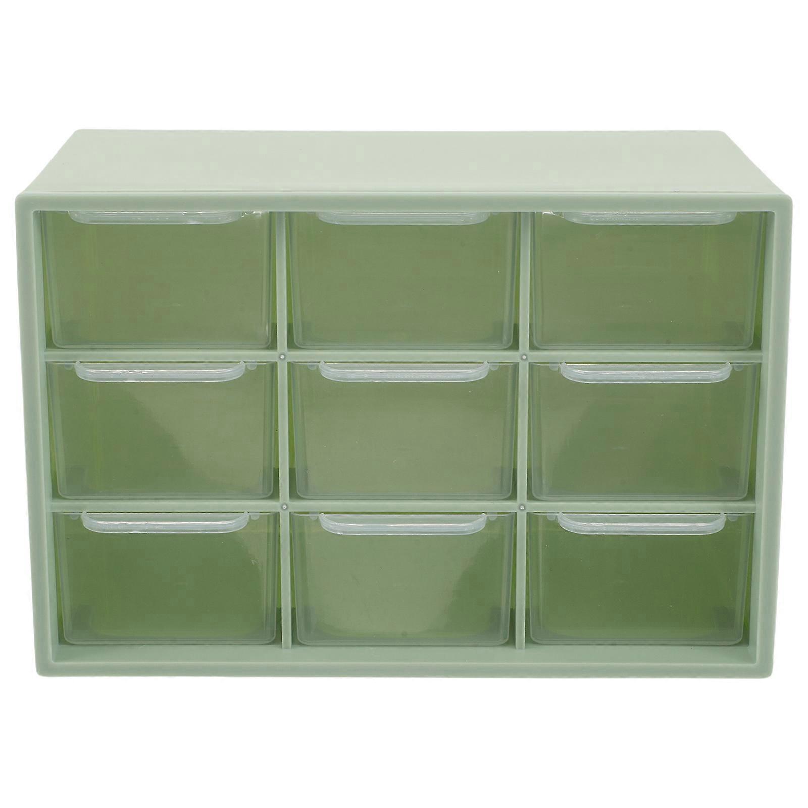 Stylish Stackable Jewelry Organizer Box with Earring Holder – Green Design for Easy Access and Compact Storage