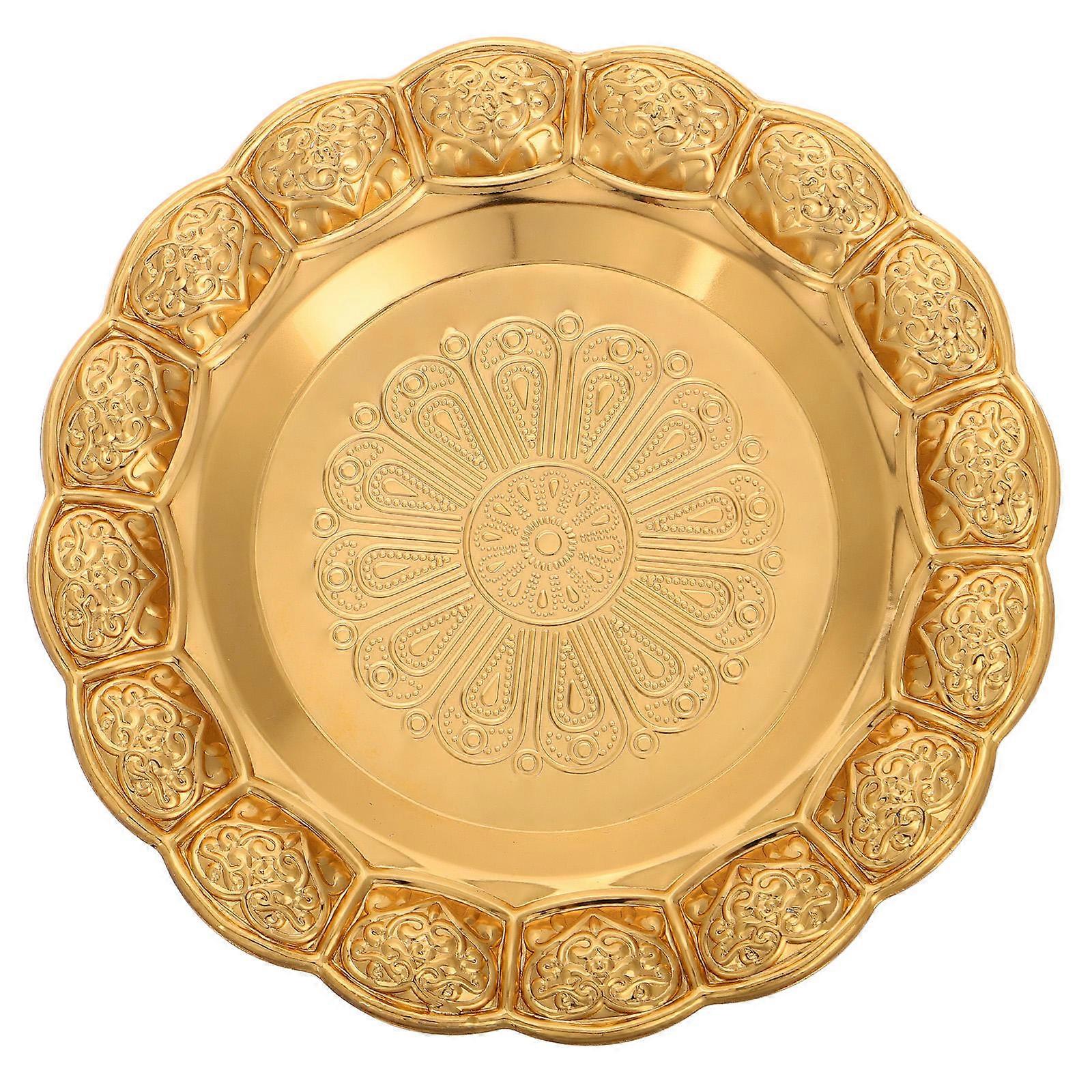 Metal Serving Tray For Jewelry And Dessert Presentation Perfect For Weddings 1Set