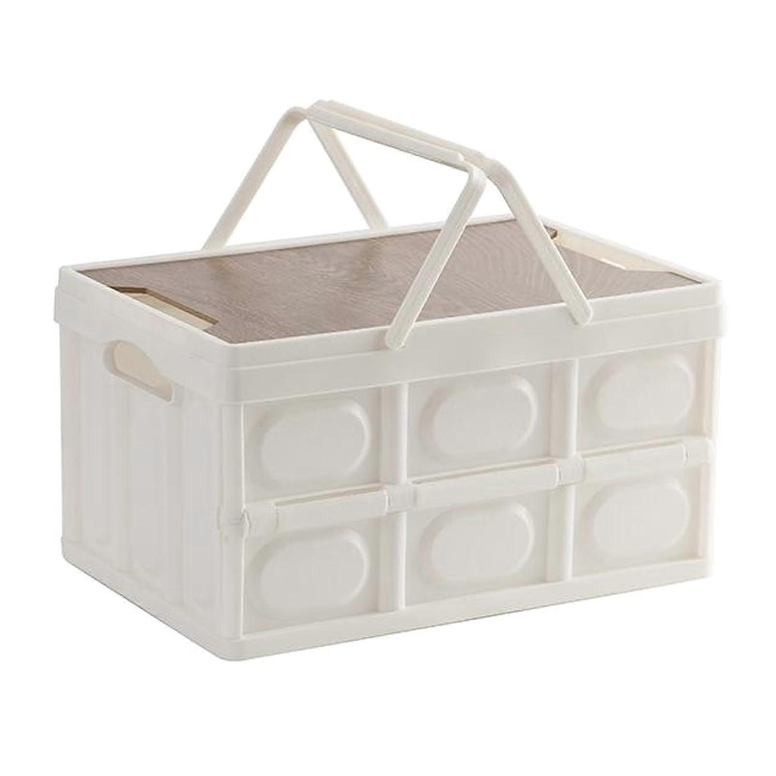 Multipurpose storage box, foldable, large, for vehicles and 15 liters
