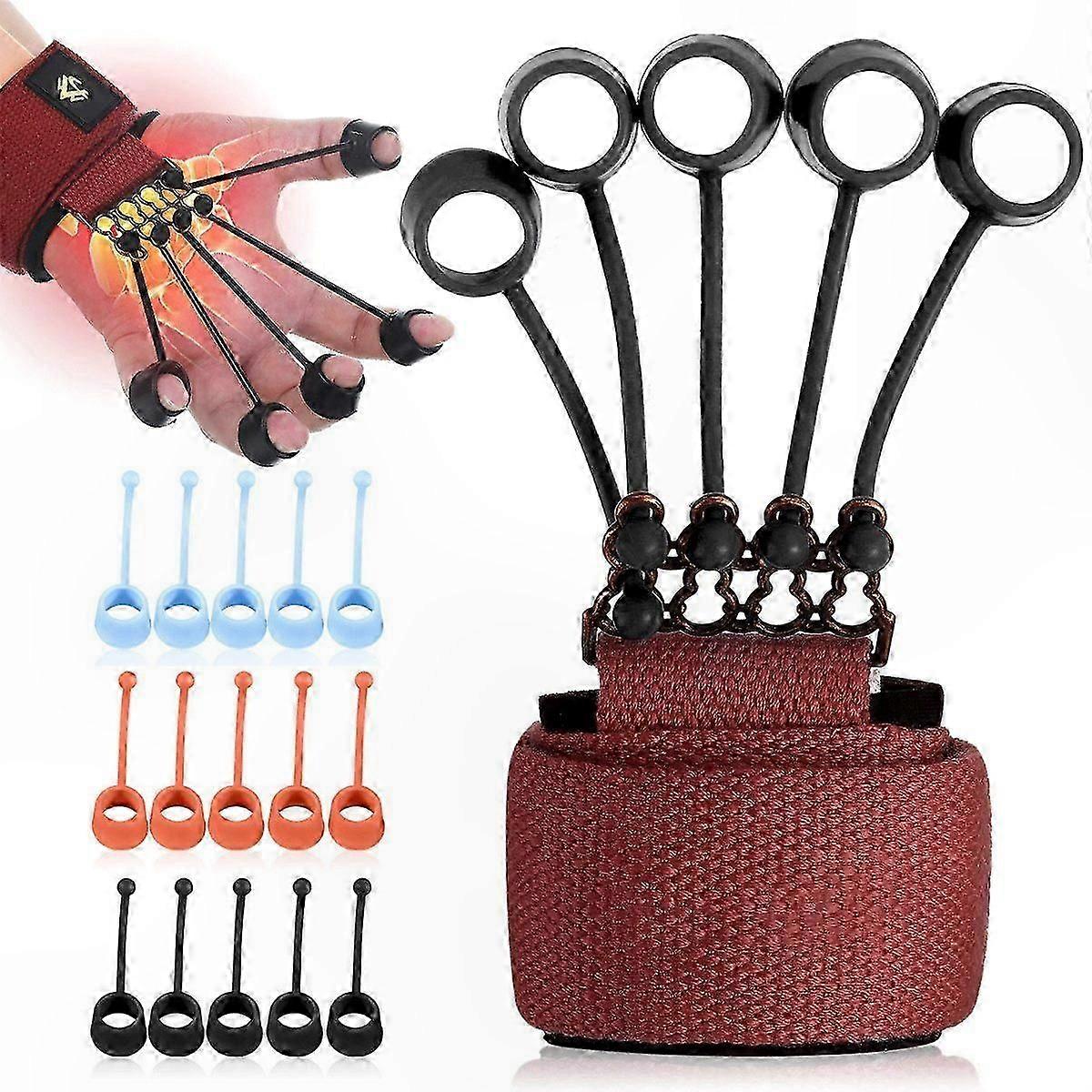 Adjustable Resistance Hand Exerciser for Strength and Flexibility Training, 3 Levels