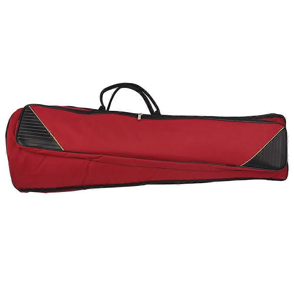 Trombone Bag Thickened Waterproof Oxford Cloth 3 Colours Tenor Trombone Case Portable Trombone Gig Bag with Handle Double Shoulder Backpack