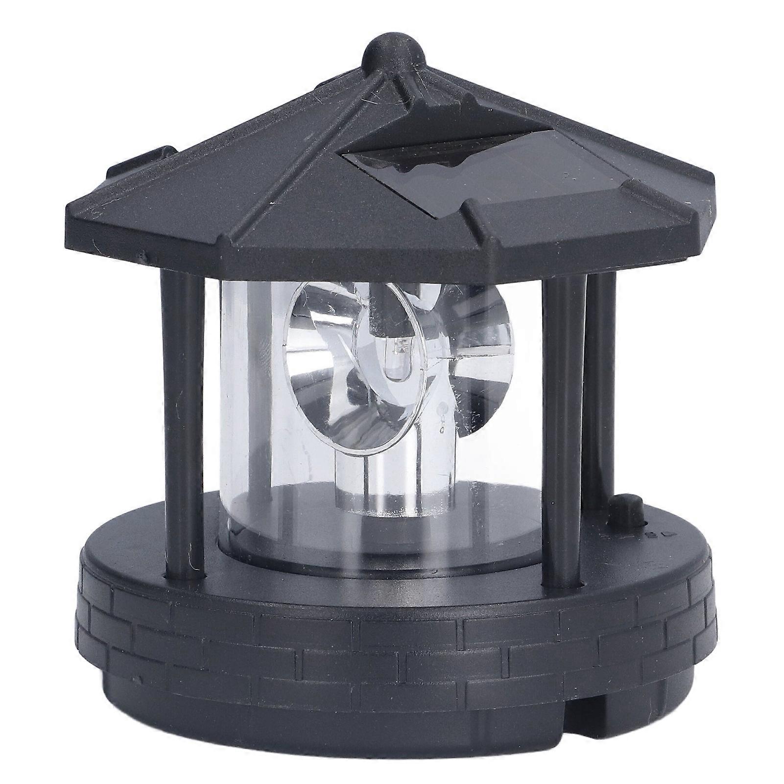 LED Solar Light Unique Tower Design 360 Degree Rotation Energy Saving Easy Installation Outdoor Lamp