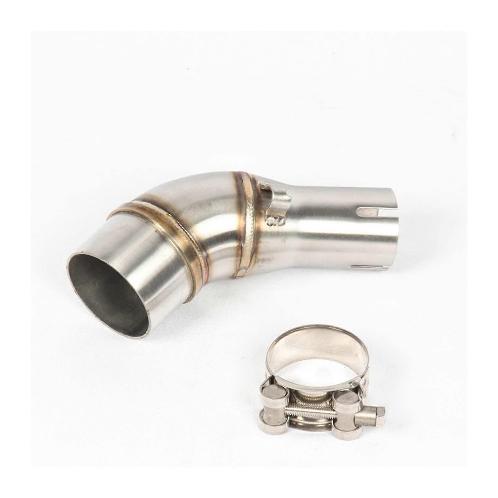 Slip On Motorcycle Exhaust 51mm System Connection Silencer Middle Connecting Pipe For Yamaha For YZFR25 For YZFR3 For MT03 For MT03 (Color : 2)