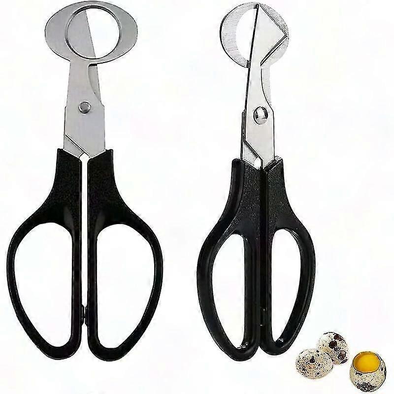 2 Pcs Stainless Steel Quail Egg Scissors - Kitchen Egg Shell Opener & Divider Tool