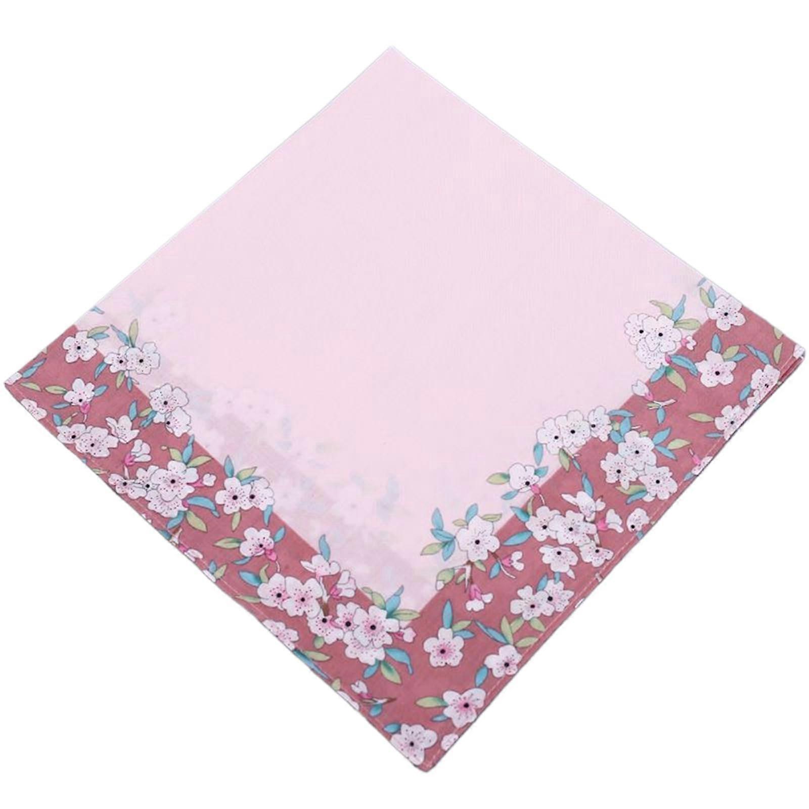 Elegant Handkerchief With Handwoven Flower Pinted Hanky Soft And Absorbent For Wedding Party And Business Ref: 2238
