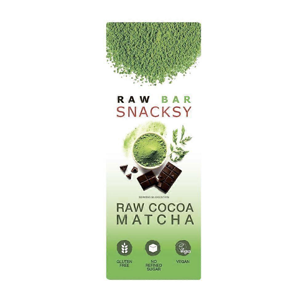 Snacksy Raw Chocolate alternative Matcha 40g - 2 Pack