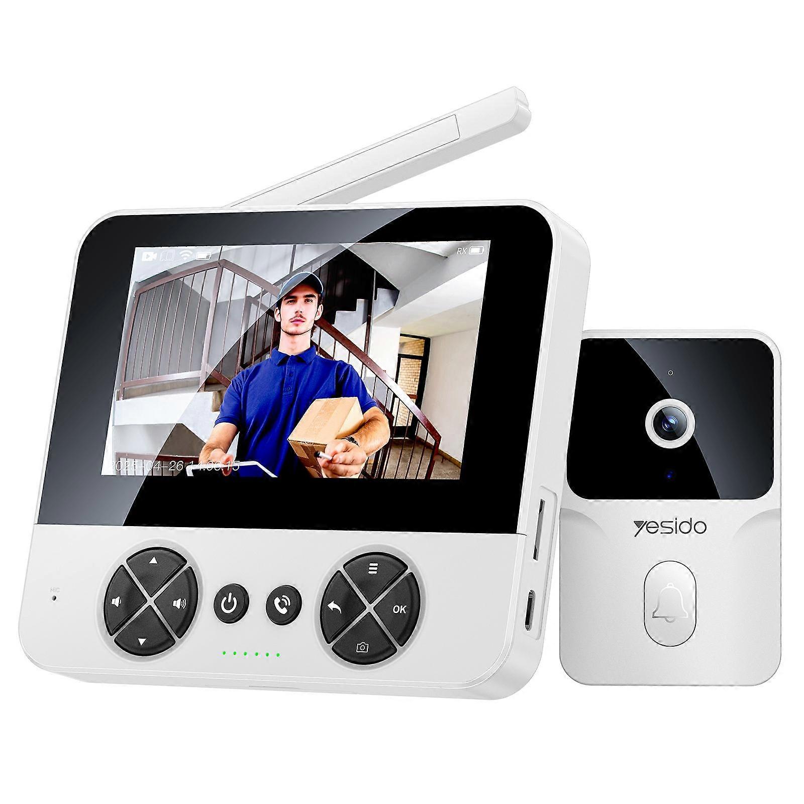 Yesido KM27 4.3 inch TFT Screen 2.4G Wireless Video Intercom Doorbell