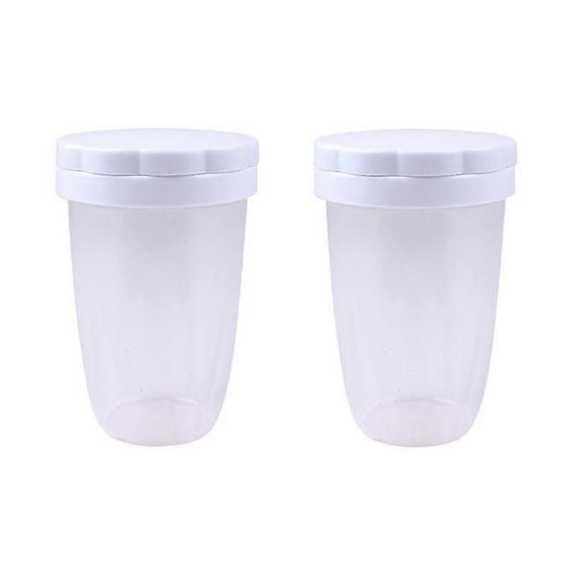 2pcs Plastic Baking Cocoa Powder Sprinkler Flour Sifter
