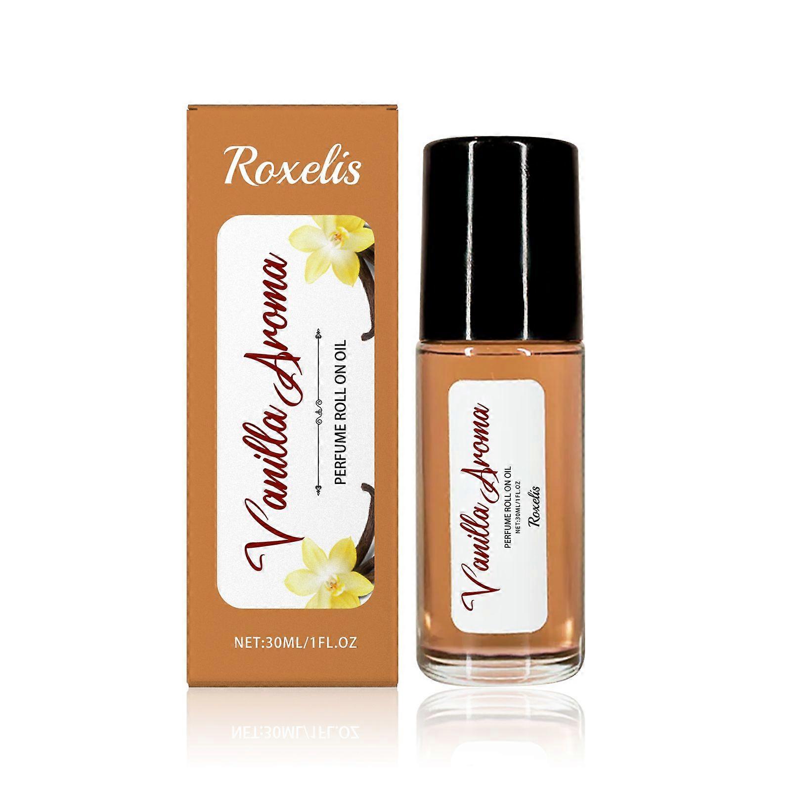 Roxelis Vanilla Scented Orange Roll-on Perfume Long-lasting, Elegant, and Portable Fragrance for Dates & Daily Use