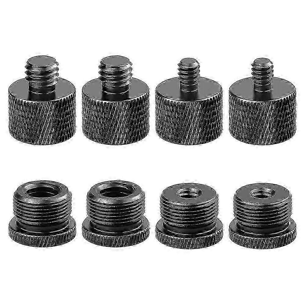 Optimierter Mikrofonständer mit Mikrofonarm-Set und Gewindeadaptern (5/8" Innengewinde auf 3/8" Stecker & 5/8" Innengewinde auf 1/4" Stecker)
