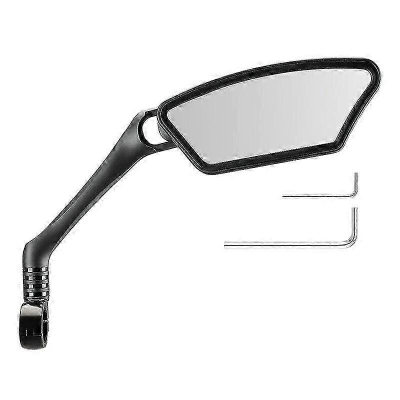 ROCKBROS 1Pc Bicycle Mirror Handlebar Rear View Stainless Steel Reflector 360 Degree Rotation Mirror Edition 0827