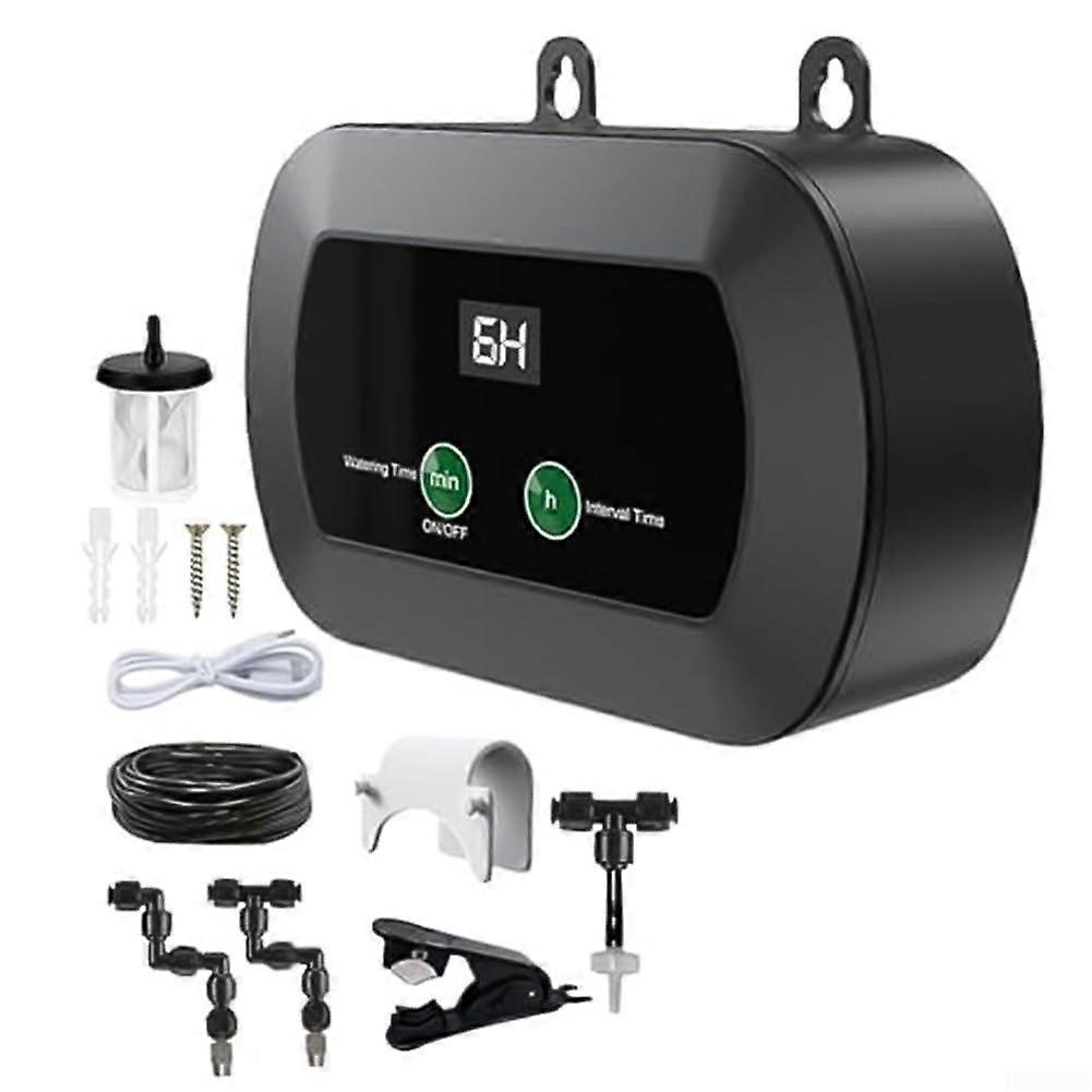 Programmable Terrarium Humidifier For Stable Humidity, 360 Degree Rotating Nozzles, Timer, Reptile Habitats