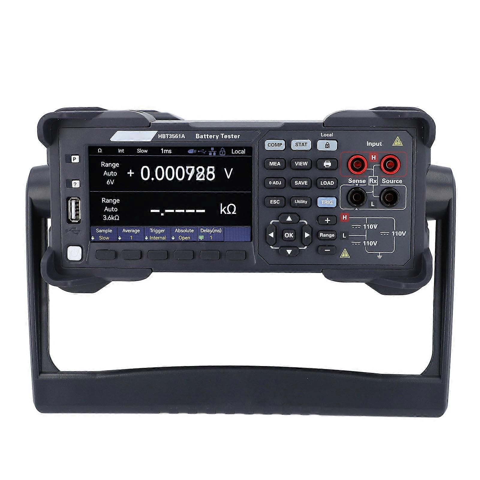 Internal Resistance Tester HBT3561A 6½ Digit 0.1μΩ Resolution 3.6kΩ Range