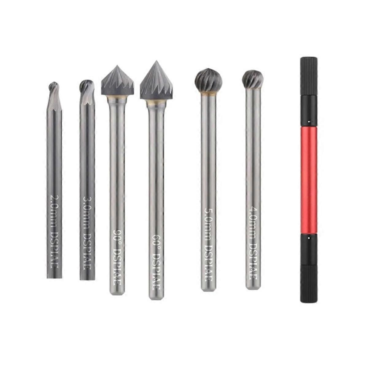 AT-CT Universal Chamfering Tool Φ3.0mm Shank Chamfer Drill Bits 5PCS