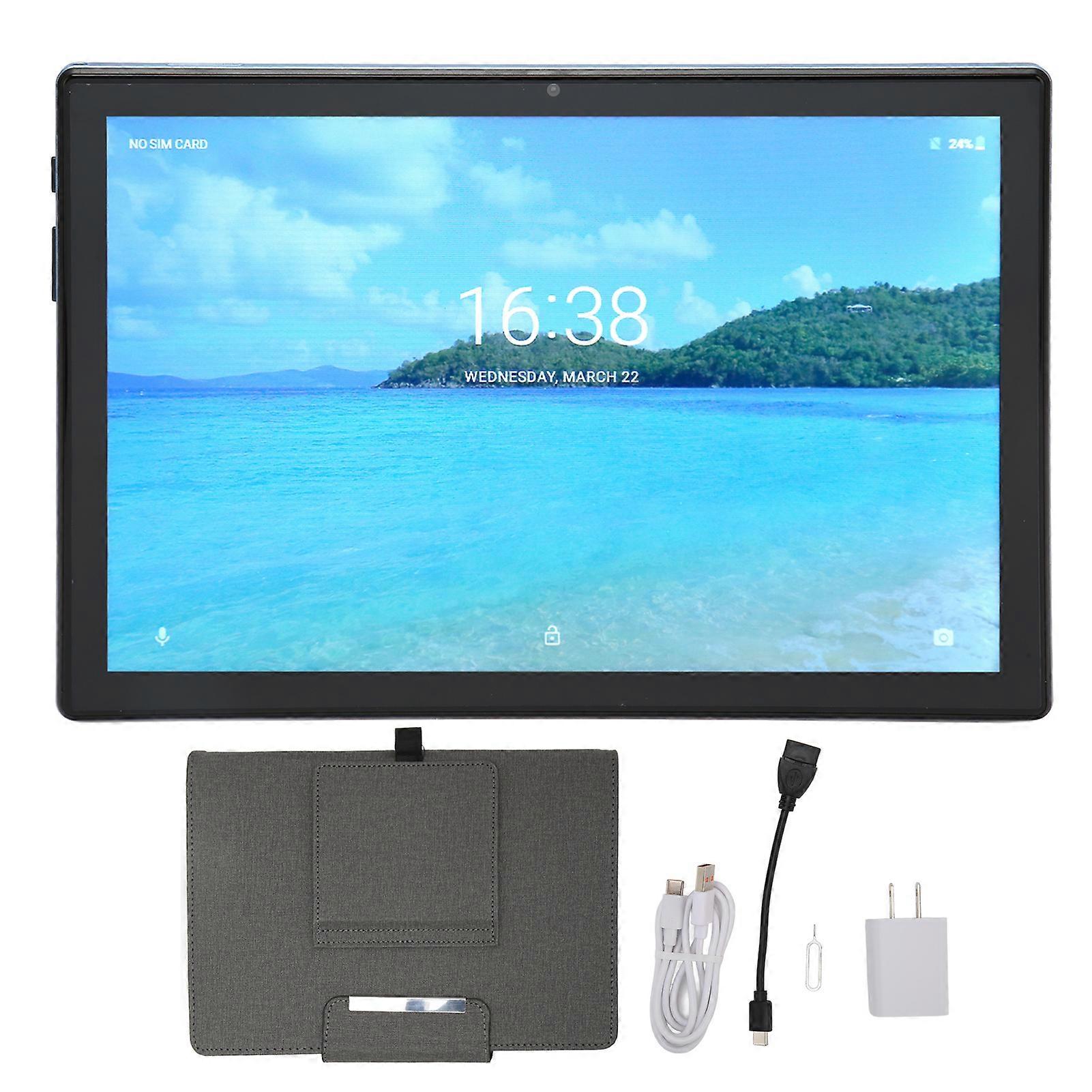 2 in 1 Tablet 10.1 Inch Android 12 8GB RAM 256GB ROM 5G WiFi Octa Core with Keyboard Case