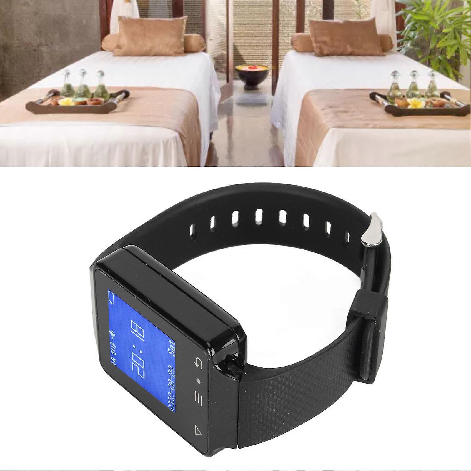 Wireless Touch Screen Pager Beep Vibration 450mAh 433MHz