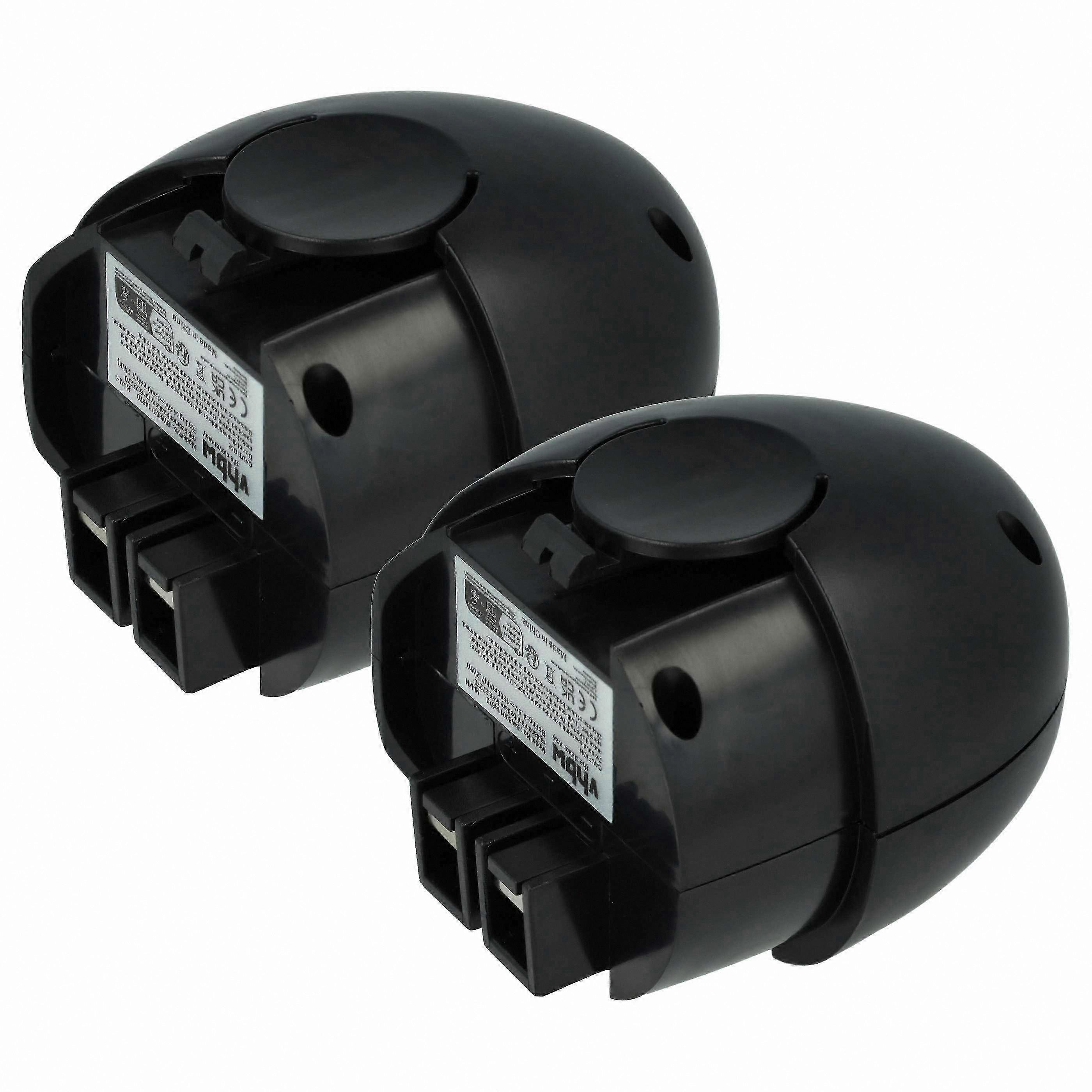 4.8V 1500mAh NiMH Battery Compatible with Power Tools, 2-Pack Replacement