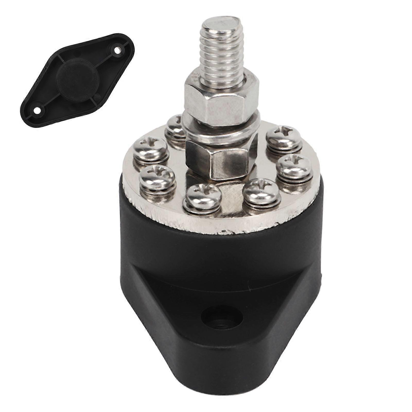 M10 Power Distribution Terminal 300A 3/8in Stud Nylon Copper Bus Bar