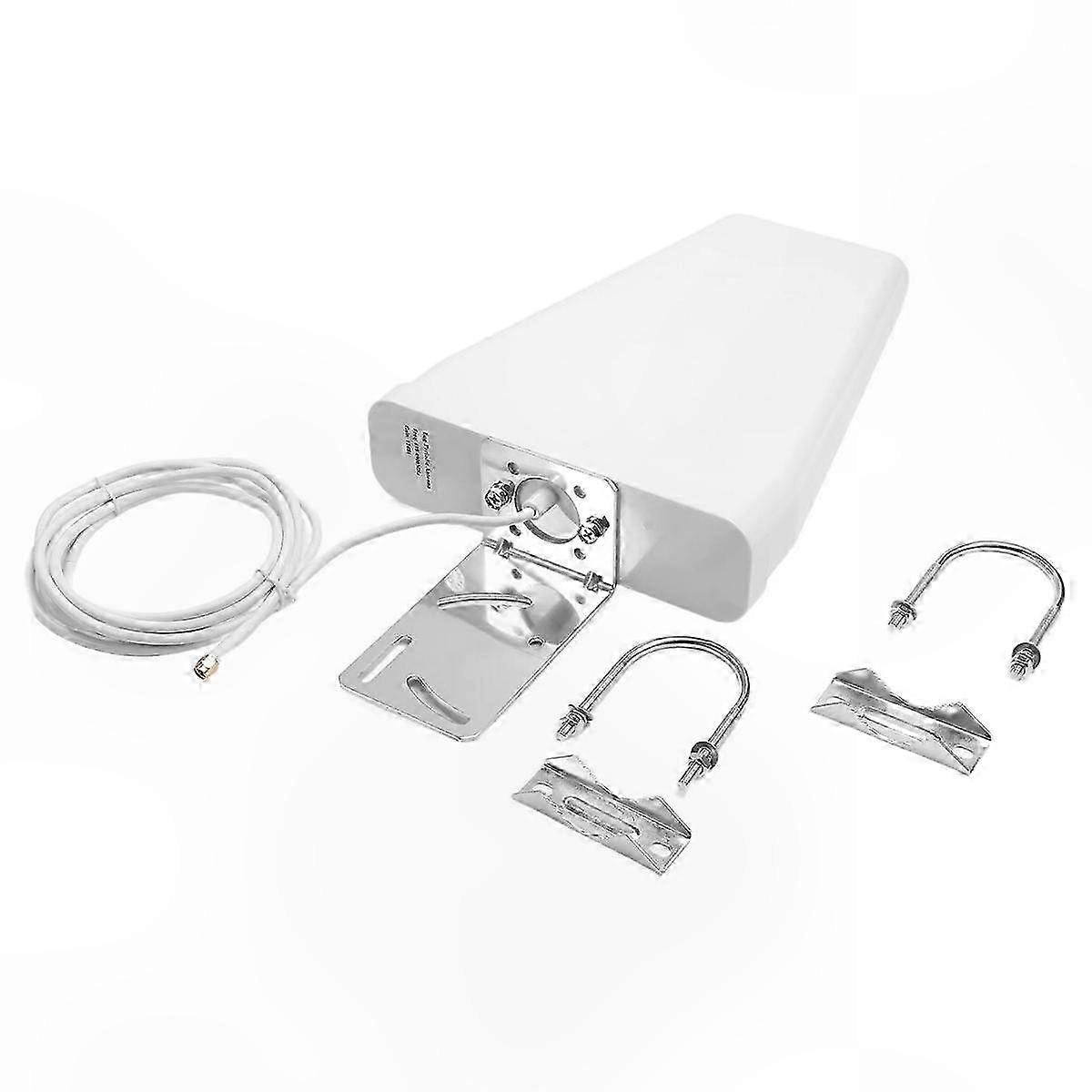 Outdoor Directional Antenna 12dBi 698-4900MHz for 5G Full-Band Network Signal Enhancement Log Periodic Design