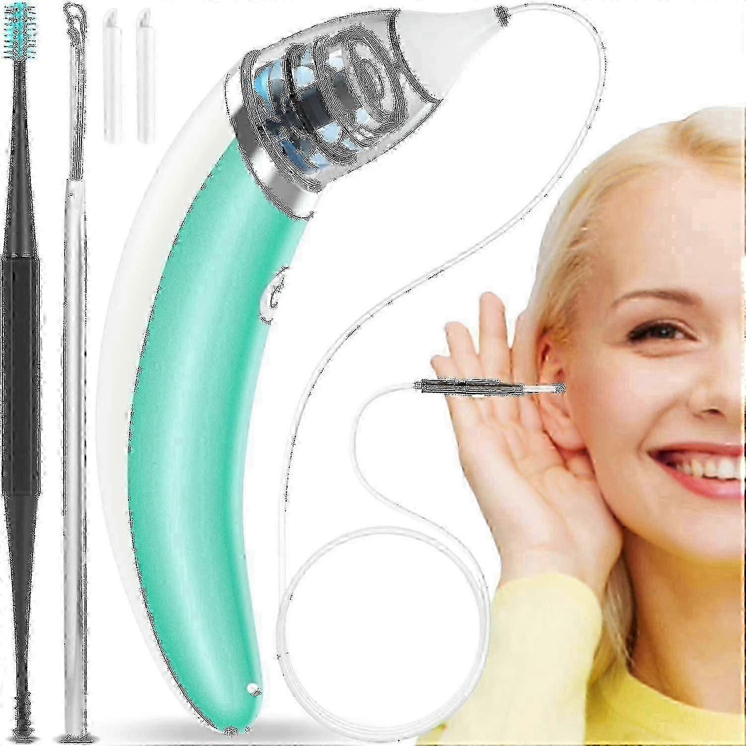 Electric Ear Wax Vacuum Suction Cleaner with 5 Adjustable Levels - USB Rechargeable for Safe Ear Hygiene