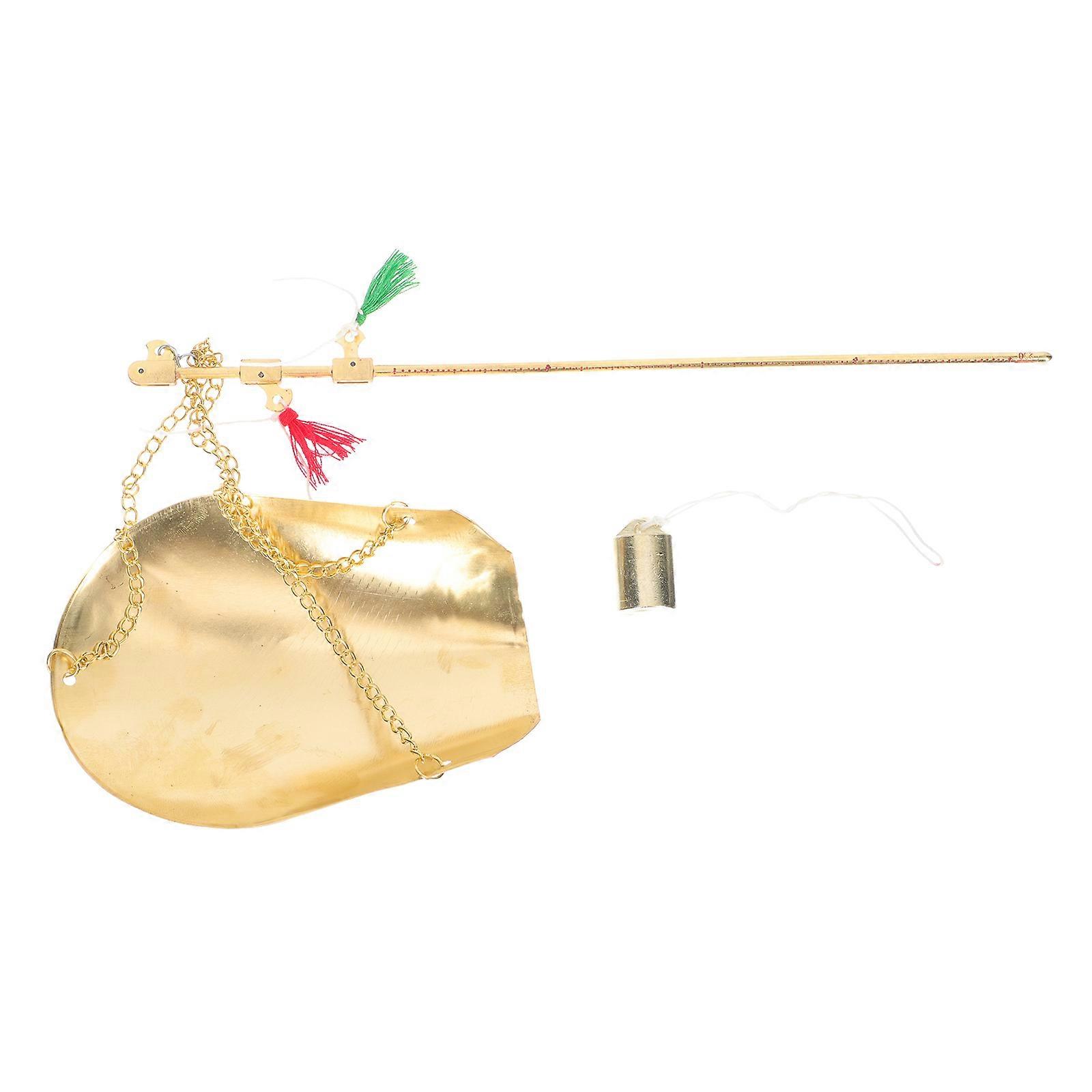 Weight Scale Chinese Traditional Herb Scale Home Use Copper Material for Measuring 1Set