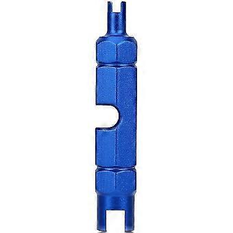 Ventil Demontage Fahrrad Demontage Werkzeug Demontage Reparaturwerkzeug Demontage Ventilkörper De Vlo (Blau, Mittel)
